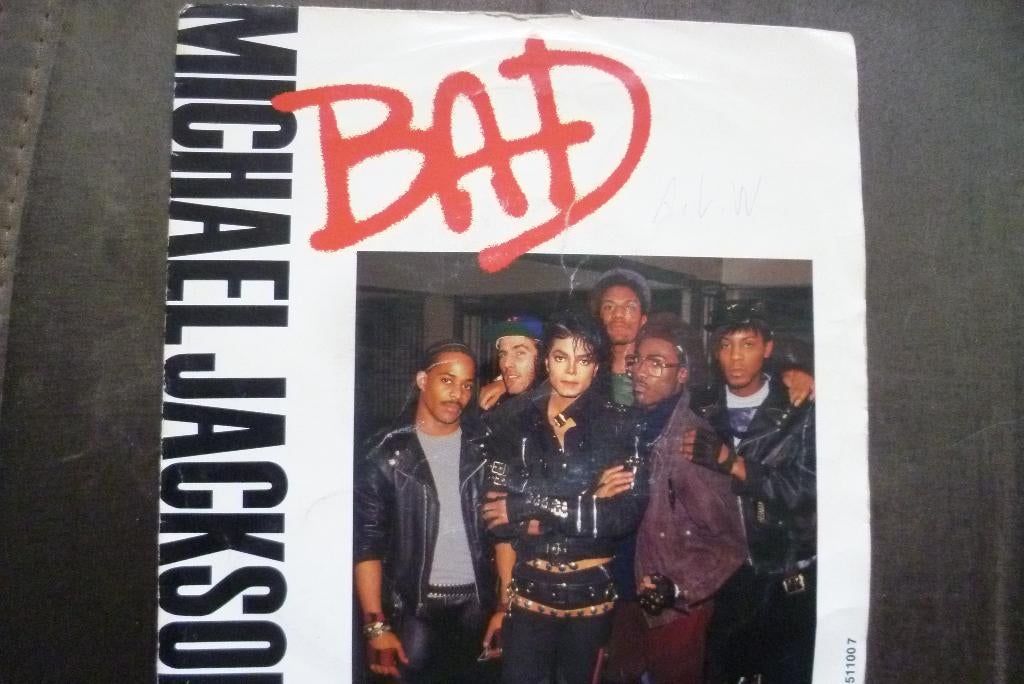 michael jackson - bad, Cd's en Dvd's, Vinyl Singles, Overige genres, 7 inch, Single, Ophalen of Verzenden