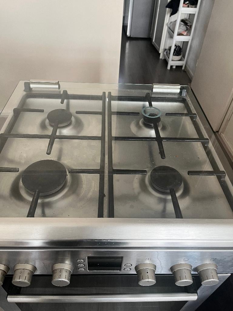 Gasfornuis met oven, Ophalen, Gebruikt, Grijs, Bosch