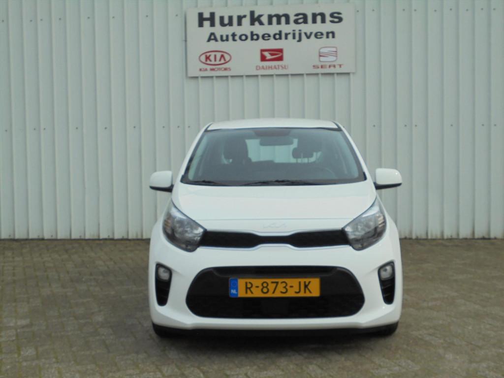 Kia Picanto 1.0 DPi 67PK CAMERA / LM-VELGEN / CARPLAY / CRUI, Stof, Gebruikt, 4 stoelen, Wit