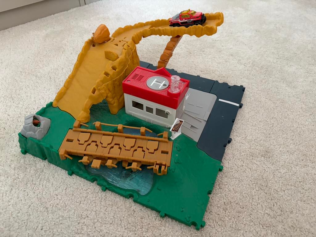 Matchbox Canyon Rescue set, Ophalen of Verzenden, Gebruikt, Jongen of Meisje