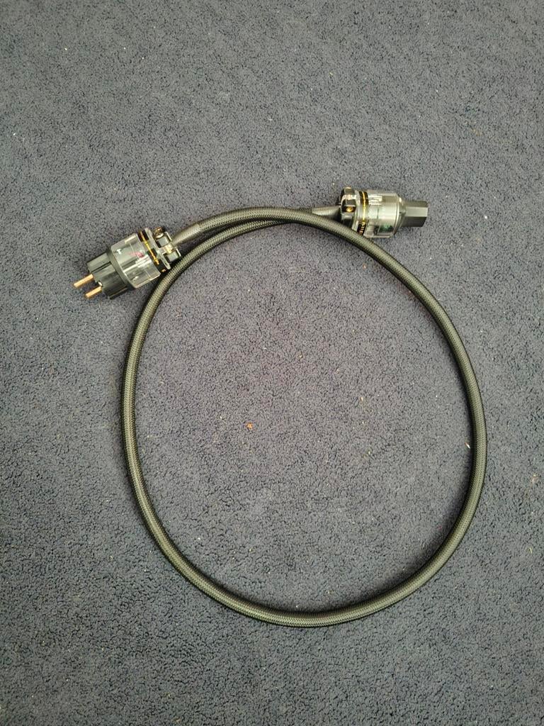 Powersnoer met Furutech E-11 stekkers., Audio, Tv en Foto, Ophalen of Verzenden