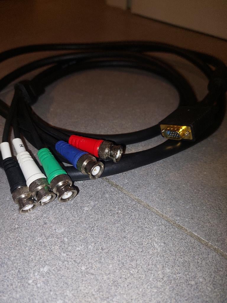 VGA TO BNC Verloop Kabel       µ1r, Ophalen, Minder dan 2 meter, Coaxiale kabel