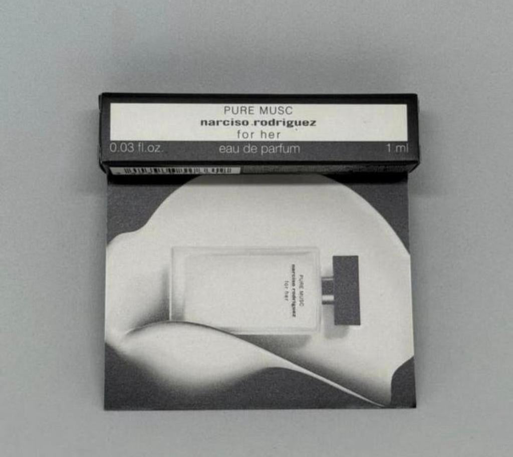 Parfumproefje Pure Musc Narciso Rodriguez 1 ml eau de parfum, Ophalen of Verzenden, Nieuw
