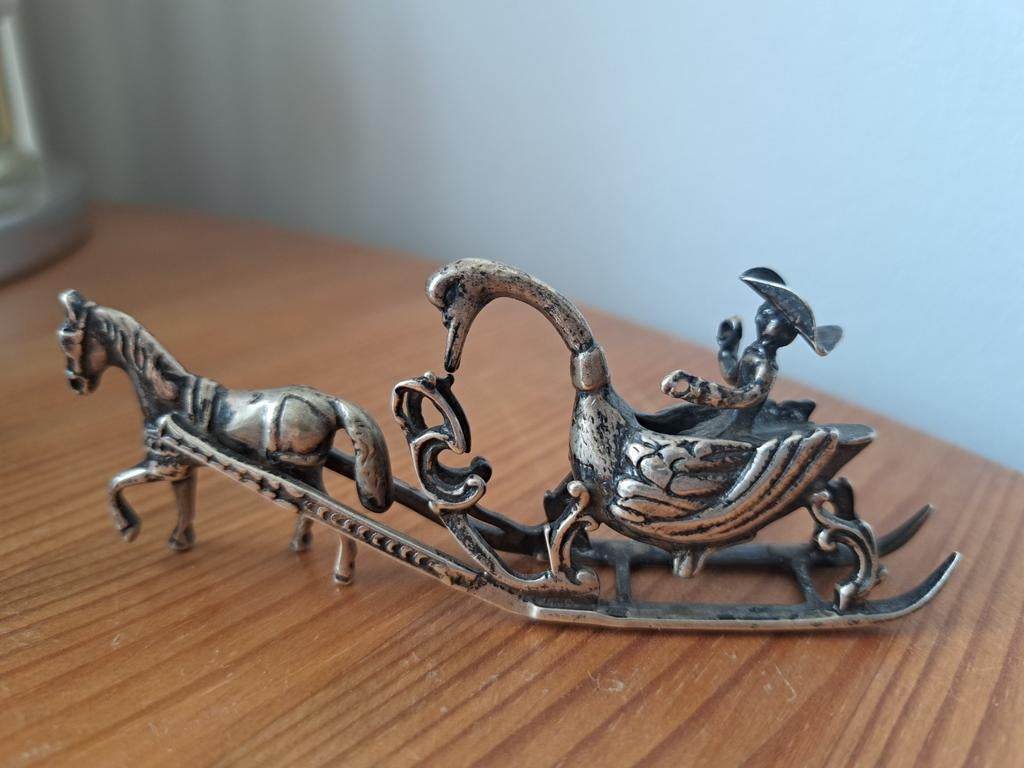 Antieke zilveren miniatuur, Antiek en Kunst, Ophalen of Verzenden