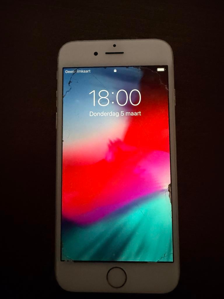 Gebruikte iPhone 6 - 16GB - beschadigd, Telecommunicatie, Mobiele telefoons | Apple iPhone, Ophalen, Gebruikt, 16 GB, Zonder simlock