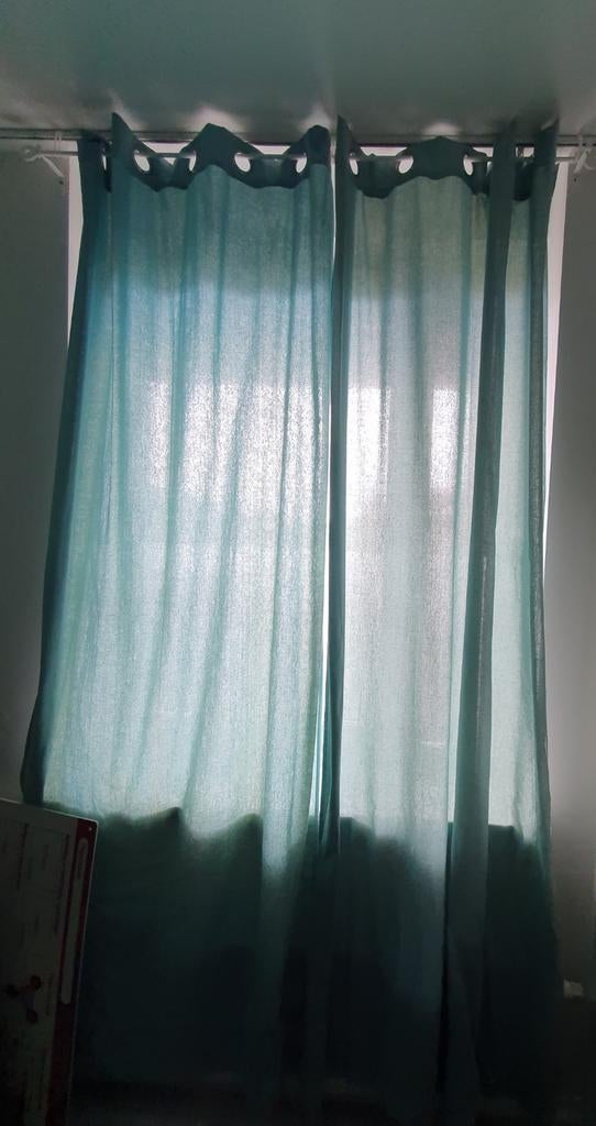 Overgordijnen, Huis en Inrichting, Stoffering | Gordijnen en Lamellen, Ophalen of Verzenden, Zo goed als nieuw, 100 tot 150 cm