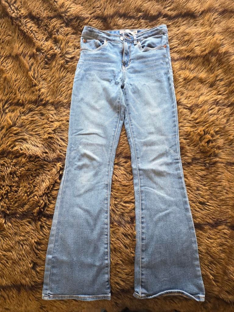 Levi's 726 Flare Jeans - Maat 12A, Kinderen en Baby's, Kinderkleding | Maat 164, Broek, Gebruikt, Meisje, Ophalen of Verzenden