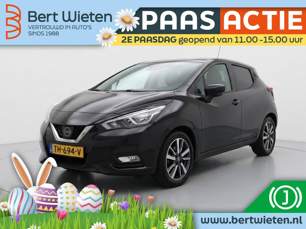 Nissan Micra 0.9 IG-T N-Connecta | Geen import | Cruise | Na, 898 cc, 525 kg, Leder en Stof, Origineel Nederlands