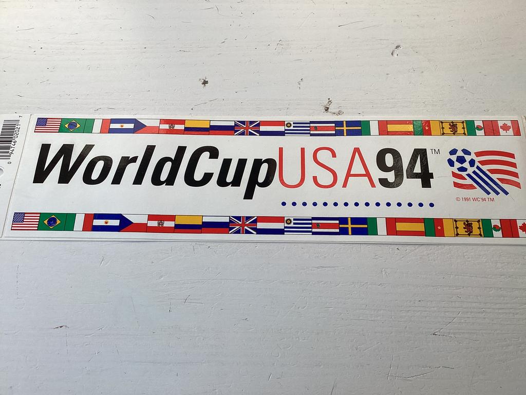 Sticker Worldcup USA 1994 (WK voetbal), Verzenden, Zo goed als nieuw, Sport