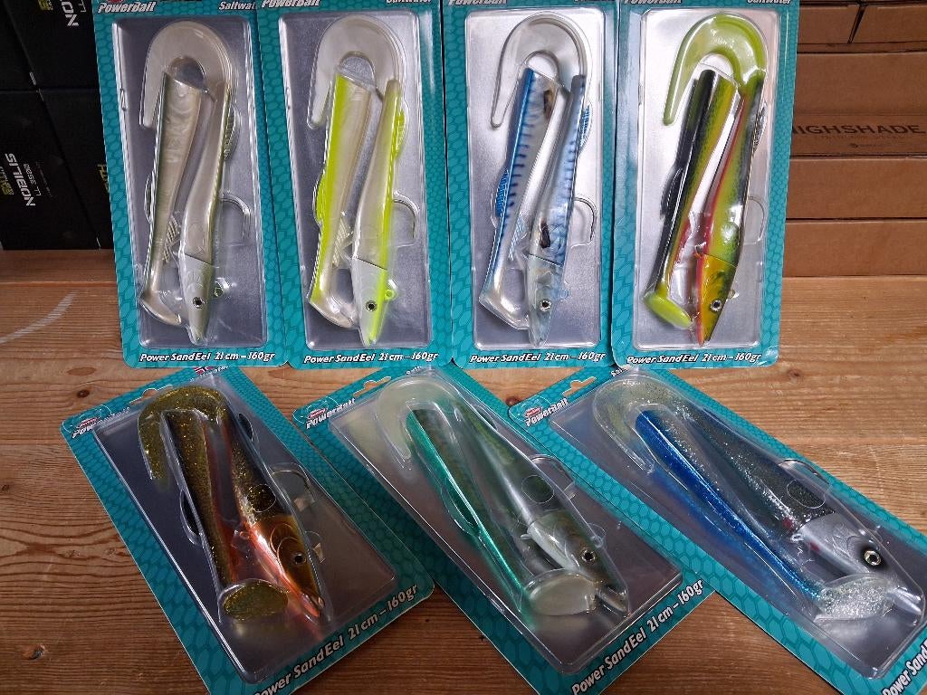 Noorwegen kunstaas: Power Sandeel 160g (7 verpakkingen), Tinstraat, Nieuw, Ophalen of Verzenden, Berkley