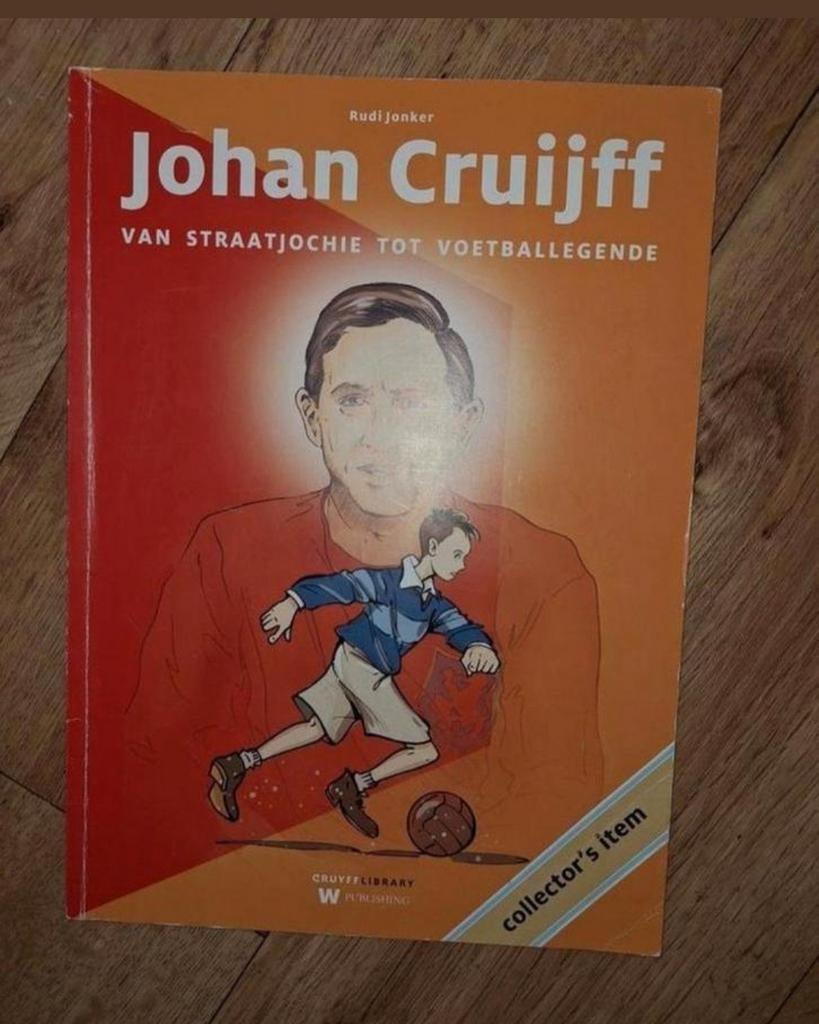 Johan Cruijff: Van Straatjochie tot Voetballegende, Ophalen of Verzenden, Zo goed als nieuw, Rudi Jonker, Balsport
