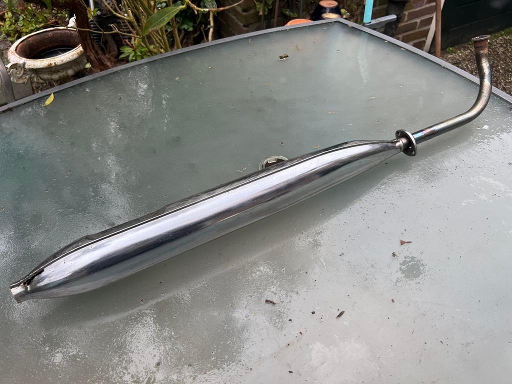 Honda ss50 DH uitlaat., Fietsen en Brommers, Brommeronderdelen | Oldtimers, Ophalen, Gebruikt, Uitlaat, Overige merken