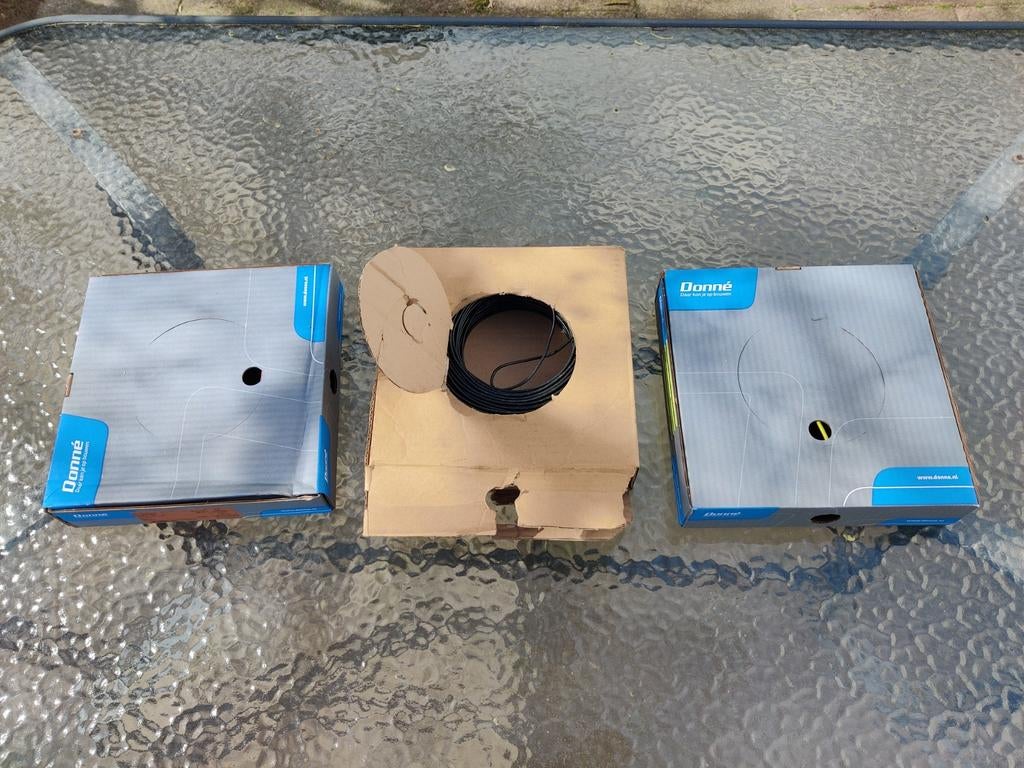 Donne VD draad Zwart Aarde Installatiedraad Installatie, Ophalen of Verzenden, Nieuw