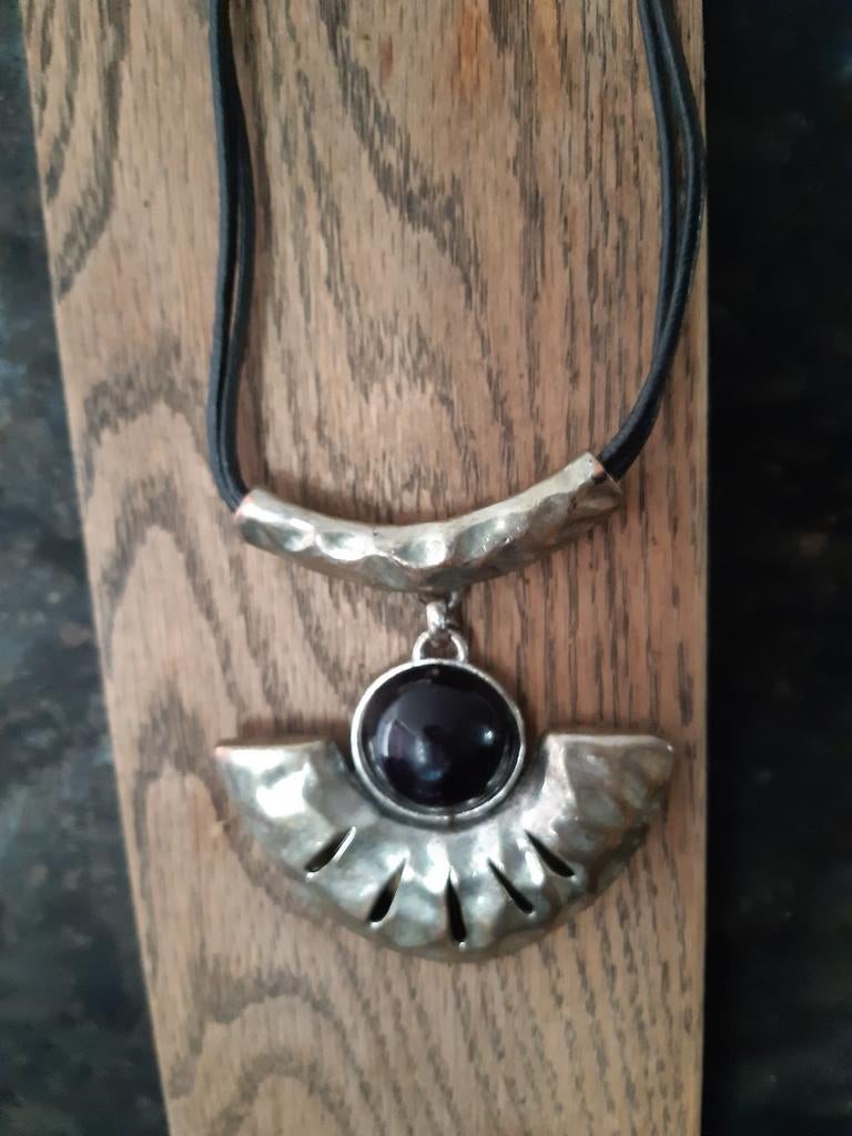 Kruikketting (woon)sieraad,landelijk ,sober mooie patina, Ophalen of Verzenden