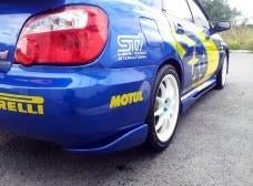 Subaru Impreza GD – Achterbumper Spats / Extensions, Subaru, Nieuw, Ophalen of Verzenden, Bumper