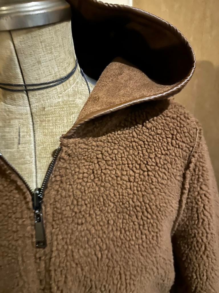 TERZOEGO vest jas bruin 40-42 riversebel, Kleding | Dames, Jassen | Winter, Ophalen of Verzenden, Zo goed als nieuw, Maat 42/44 (L)