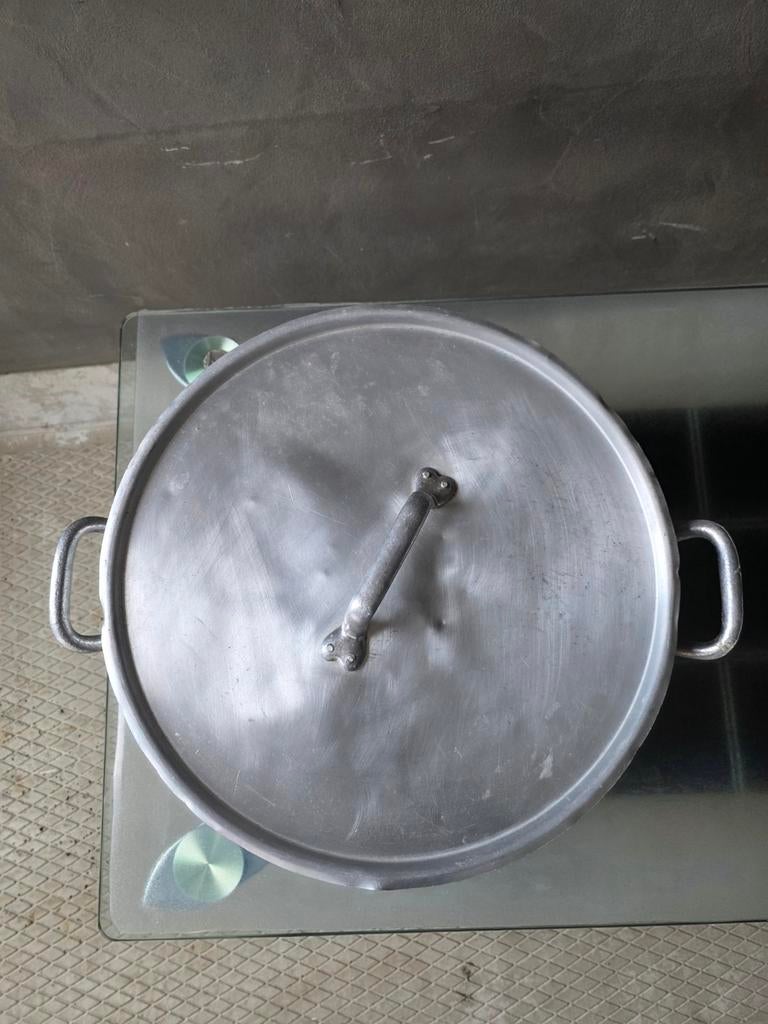 Grote Kookpan / Soeppan - Horeca of Grote Groep, Ophalen, Gebruikt, Aluminium, Kookpan of Snelkookpan