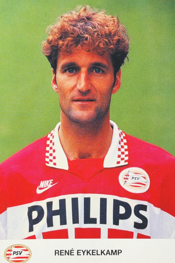 Spelerskaart René Eijkelkamp - PSV Eindhoven - seizoen 95/96, Ophalen of Verzenden, Zo goed als nieuw, PSV, Spelerskaart