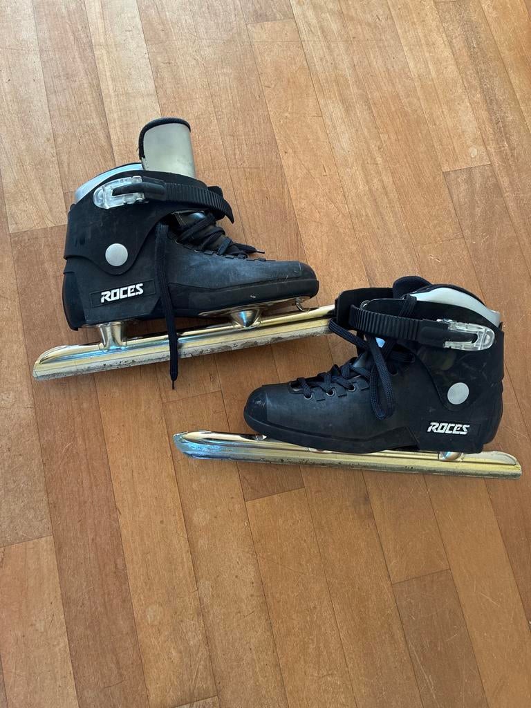 Roces Noren Schaatsen - Harde Schoen maat 43 met beschermers, Ophalen of Verzenden, Gebruikt, Noren, Overige merken