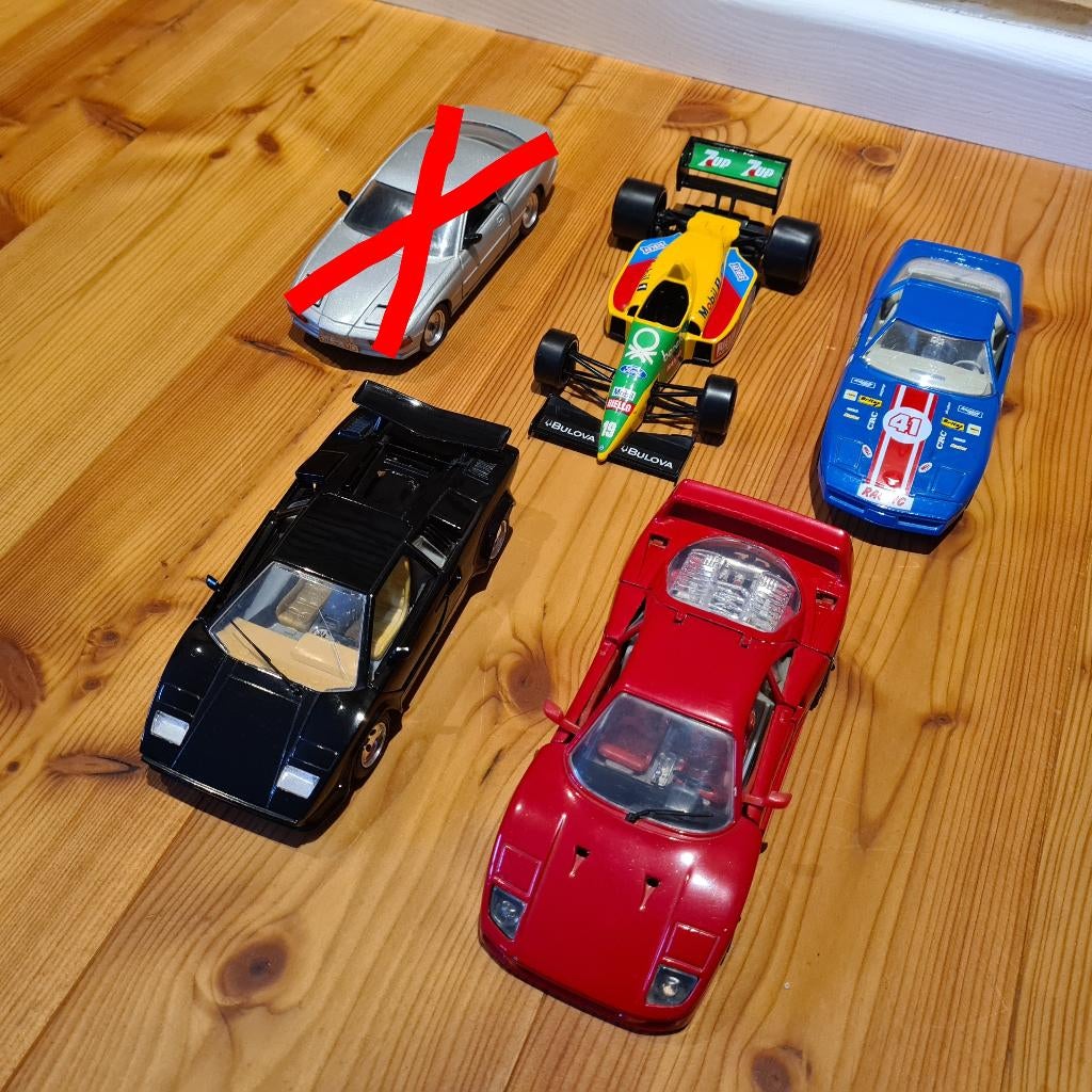 1:24 Modelauto's Collectie - Ferrari, Lamborghini, BMW, etc, Ophalen of Verzenden, Gebruikt, Auto, Overige merken