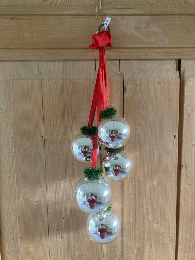 Trosje oude kerstballen 3, Diversen, Gebruikt, C, Ophalen of Verzenden, C