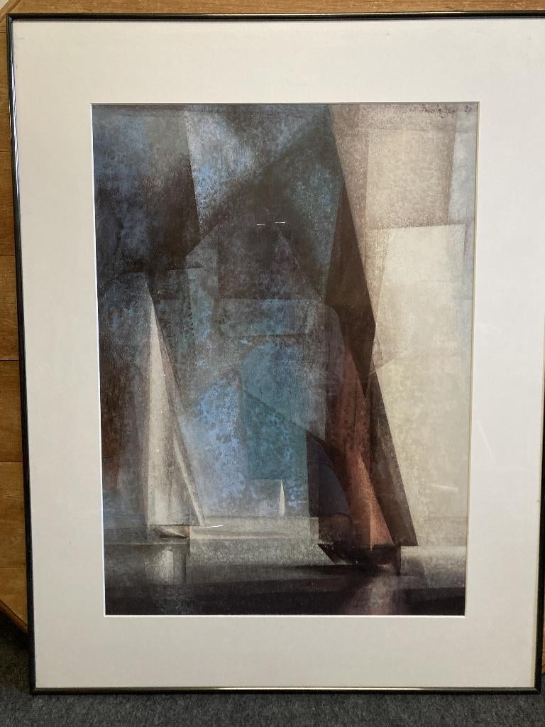 Schilderij Stiller tag am meer Lyonel Feininger, Ophalen of Verzenden, Zo goed als nieuw, Schilderij, 75 cm of meer