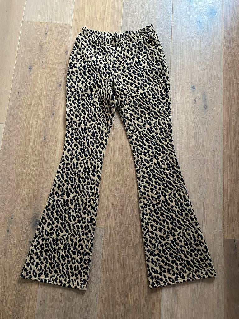 Geisha panter flared broek Maat 152, Ophalen of Verzenden, Zo goed als nieuw, Meisje, Broek