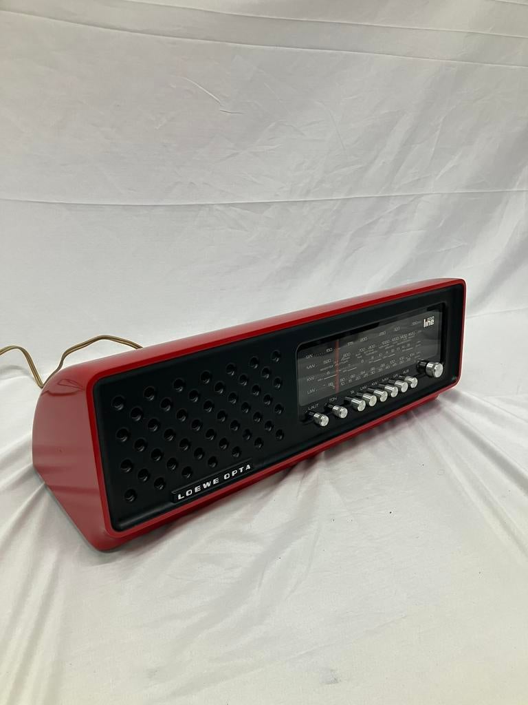 Iconische Vintage Loewe Opta R11 Line 2001 Radio uit 1971, Ophalen of Verzenden, Gebruikt