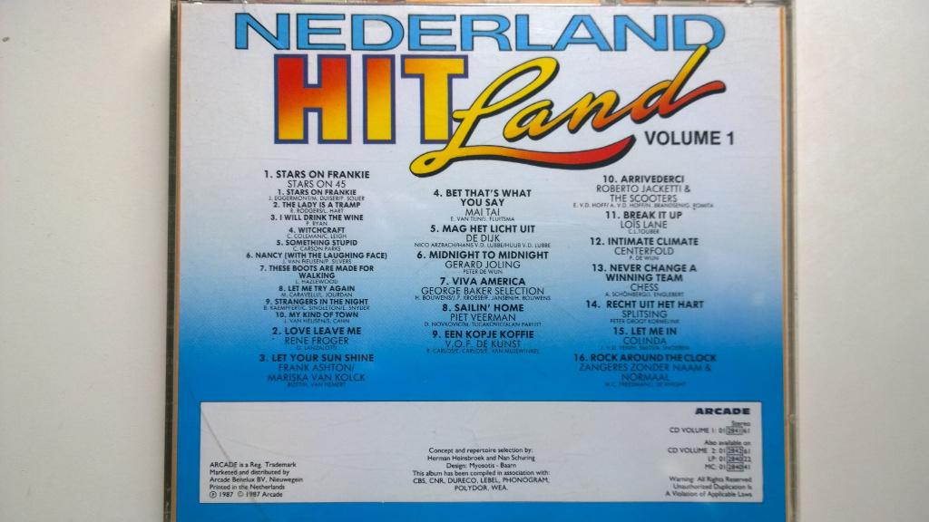 Nederland Hitland Volume 1, Ophalen of Verzenden, Zo goed als nieuw, Pop