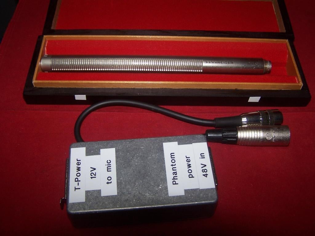 Vintage Sennheiser MKH415T microfoon, Ophalen of Verzenden, Gebruikt, Overige typen