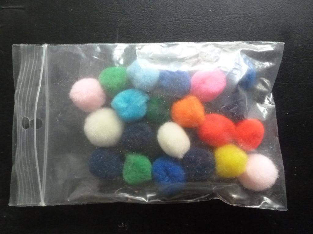 Pom Pom (pompom) Stof balletjes hobby, Verzenden, Nieuw