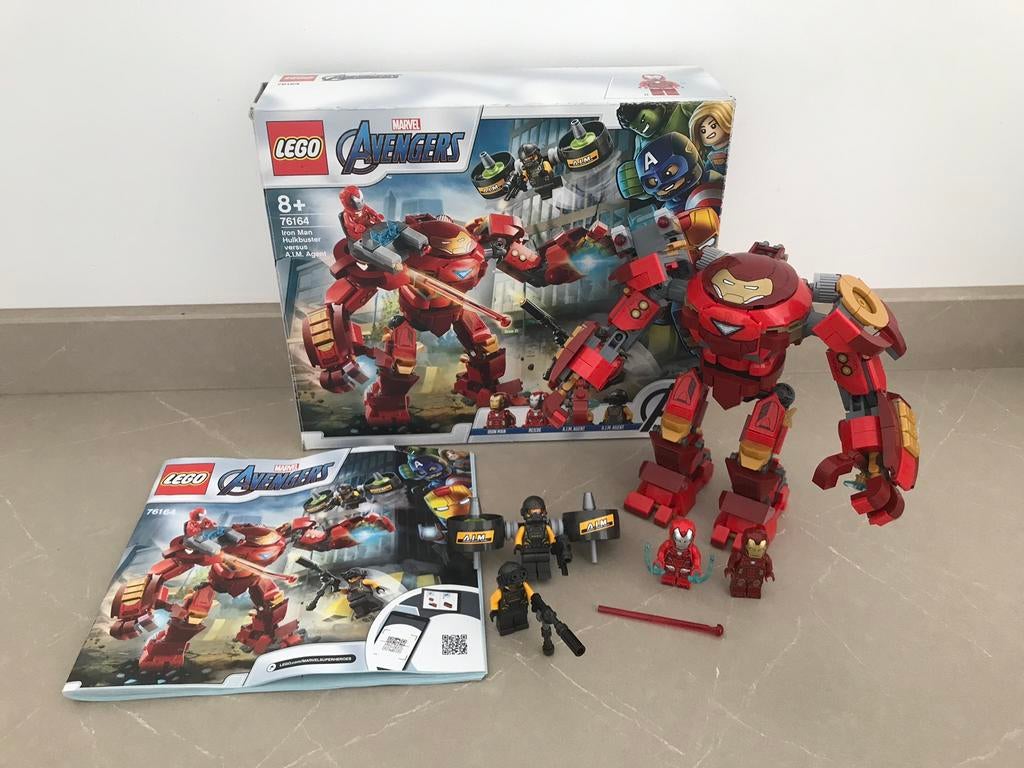 Lego marvel avengers set 76164, Ophalen of Verzenden, Zo goed als nieuw, Complete set, Lego