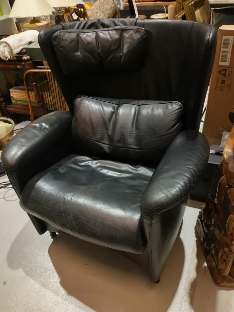 De Sede DS 23 fauteuil in nette gebruikte staat. Zit hemels., Ophalen of Verzenden, Gebruikt, 75 tot 100 cm, 50 tot 75 cm