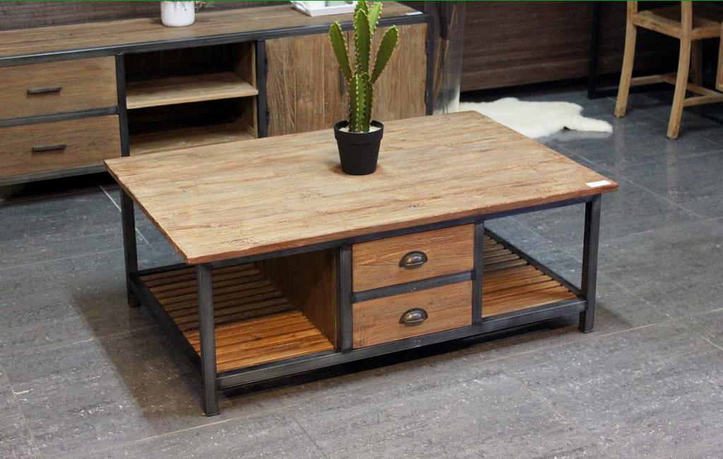 Nieuwe salontafels of bijzettafel in teak of wit bij TEAK2, Huis en Inrichting, Tafels | Salontafels, 50 tot 100 cm, Teakhout