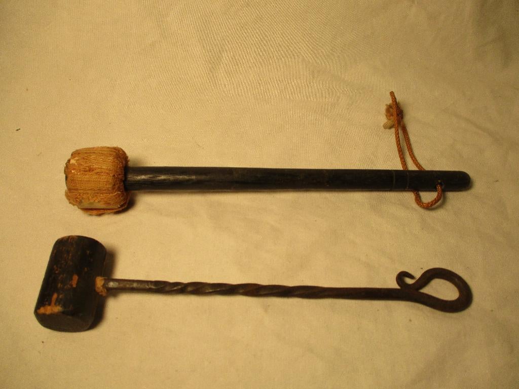 2x gong hamertjes, Ophalen of Verzenden