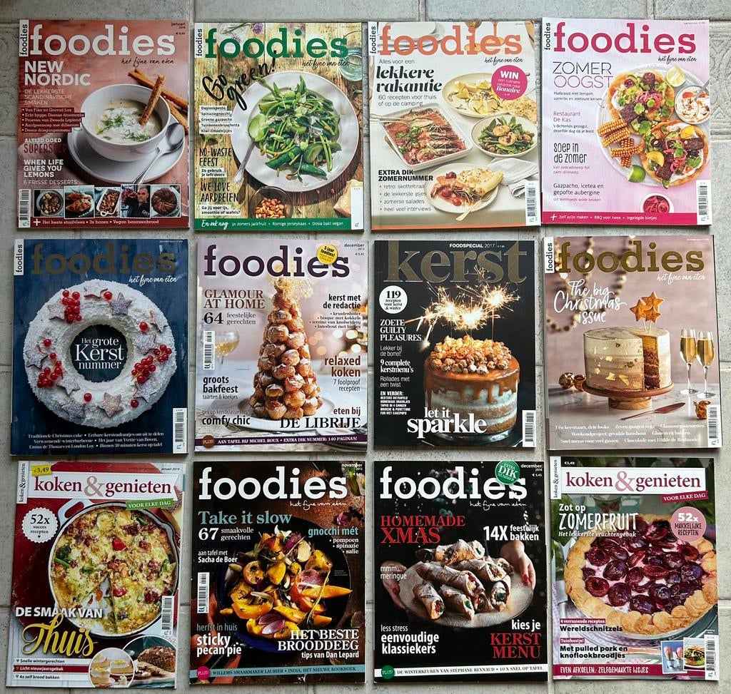 Diverse kooktijdschriften, Ophalen of Verzenden, Zo goed als nieuw