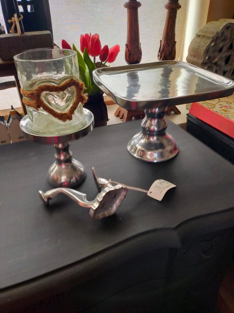 Riviera Maison etagères haak en windlicht, Huis en Inrichting, Woonaccessoires | Etagères, Ophalen