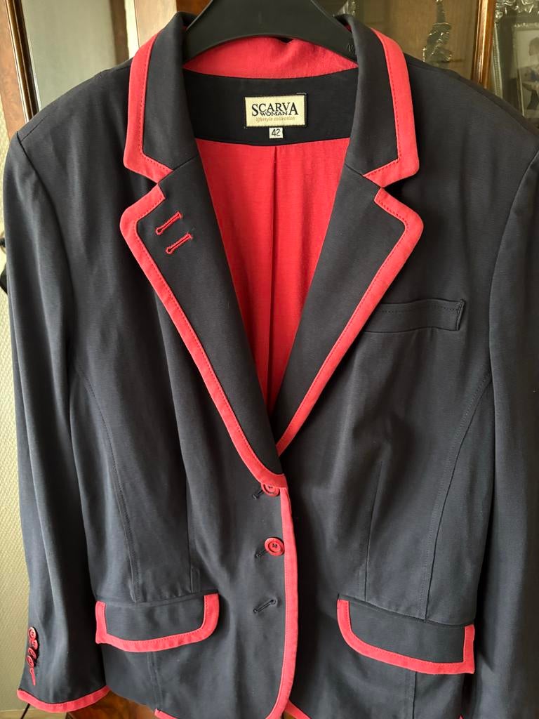 Scarva blazer z.g.a.n. maat 42, Ophalen of Verzenden, Zo goed als nieuw, Maat 42/44 (L), Jasje