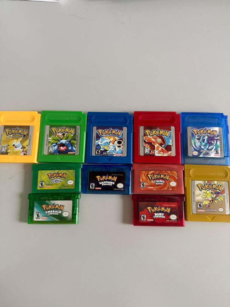 Pokemon gameboy nitendo GBA games collector items, Spelcomputers en Games, Games | Nintendo Game Boy, Zo goed als nieuw, Avontuur en Actie