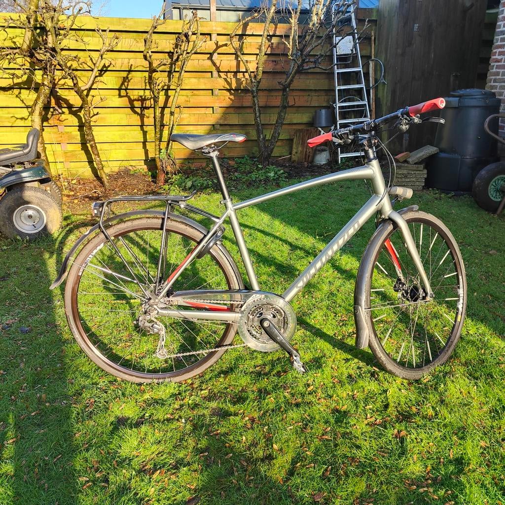 Nette Specialized Sirrus herenfiets 50 cm, gemodificeerd., Gebruikt, Versnellingen, 49 tot 53 cm, Ophalen