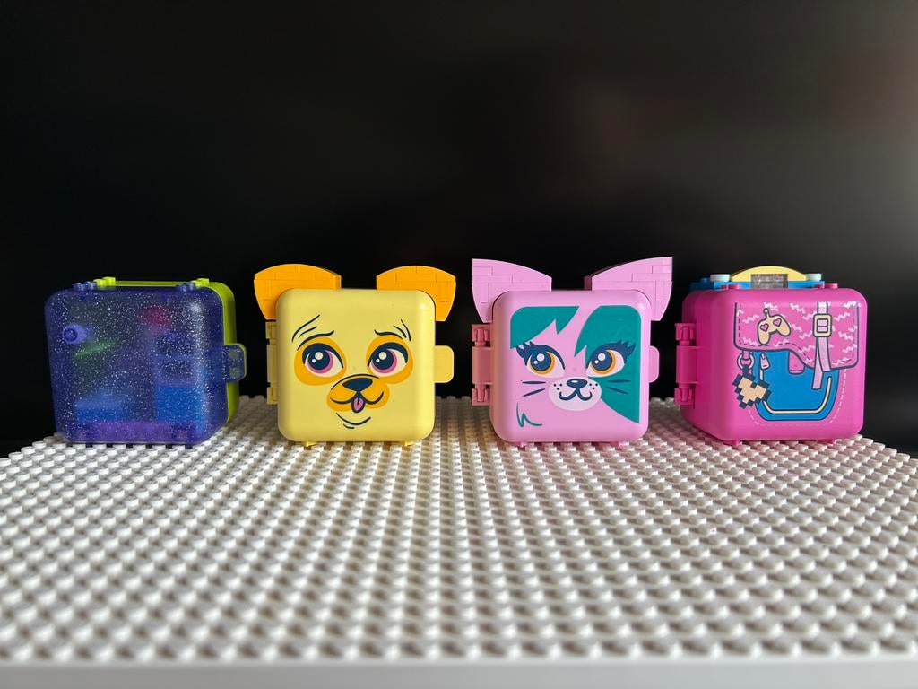 Speelkubussen: 41403, 41664, 41665 en 41667, Ophalen of Verzenden, Zo goed als nieuw, Complete set, Lego