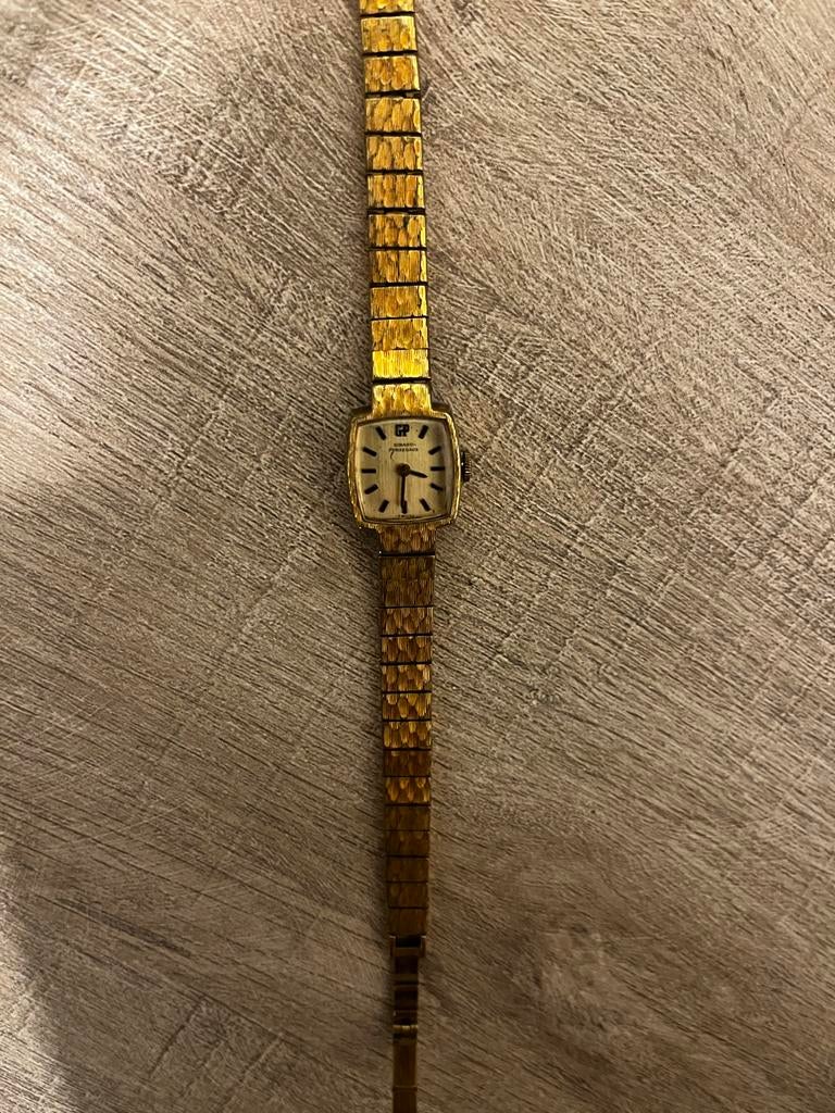 Girard Perregaux Verguld Handopwind Horloge, Ophalen of Verzenden, Gebruikt, Jongen of Meisje