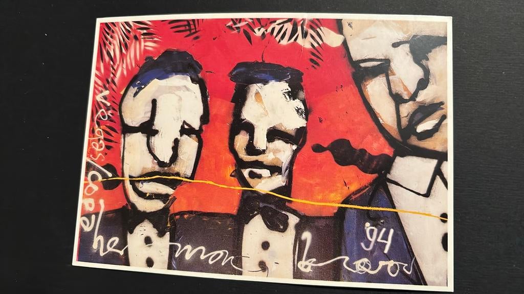 Herman Brood  1993 B-card van Vegas/Copa 1994, Verzenden, 1960 tot 1980, Gelopen, Sterren en Beroemdheden