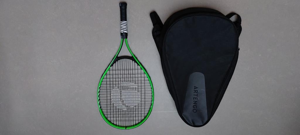 Tennisracket + rugzak kind, Ophalen of Verzenden, Zo goed als nieuw, Racket(s)