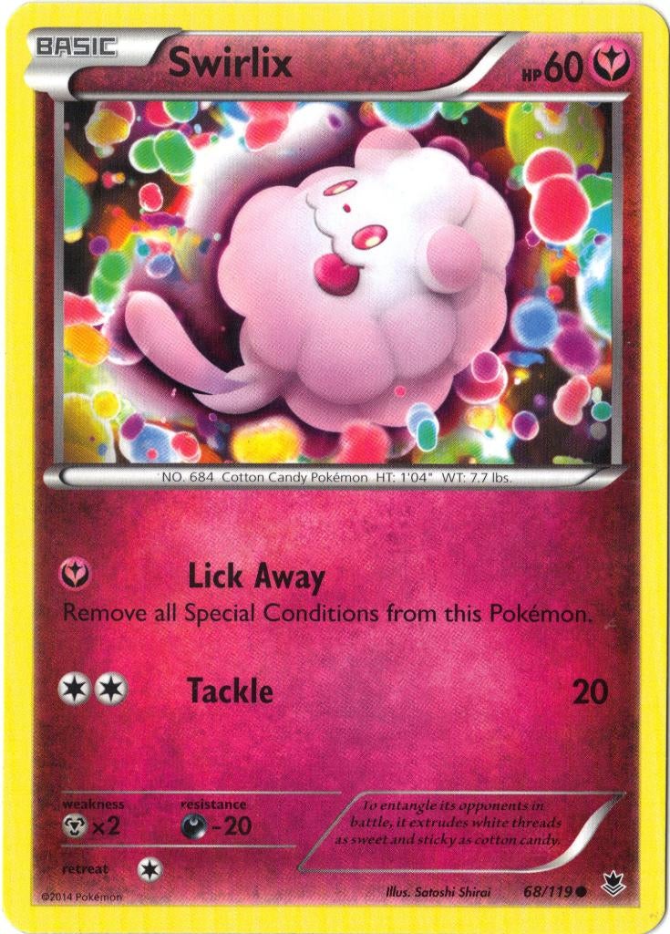 Phantom Forces,  Swirlix [common] 68/119, Ophalen of Verzenden, Nieuw, Losse kaart