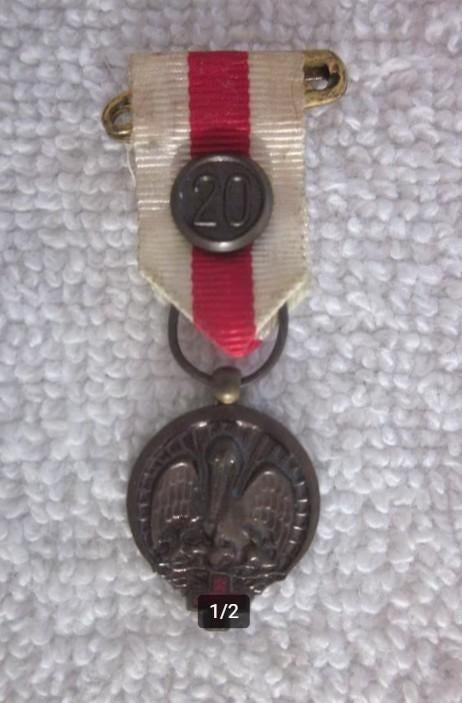 Medaille Rode Kruis 20 x bloed geven 1971-1977 ., Ophalen of Verzenden, Brons, Nederland