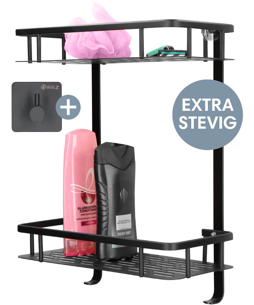 doucherek zelfklevend zonder boren zwart, Ophalen of Verzenden, Nieuw, Zwart, Overige typen