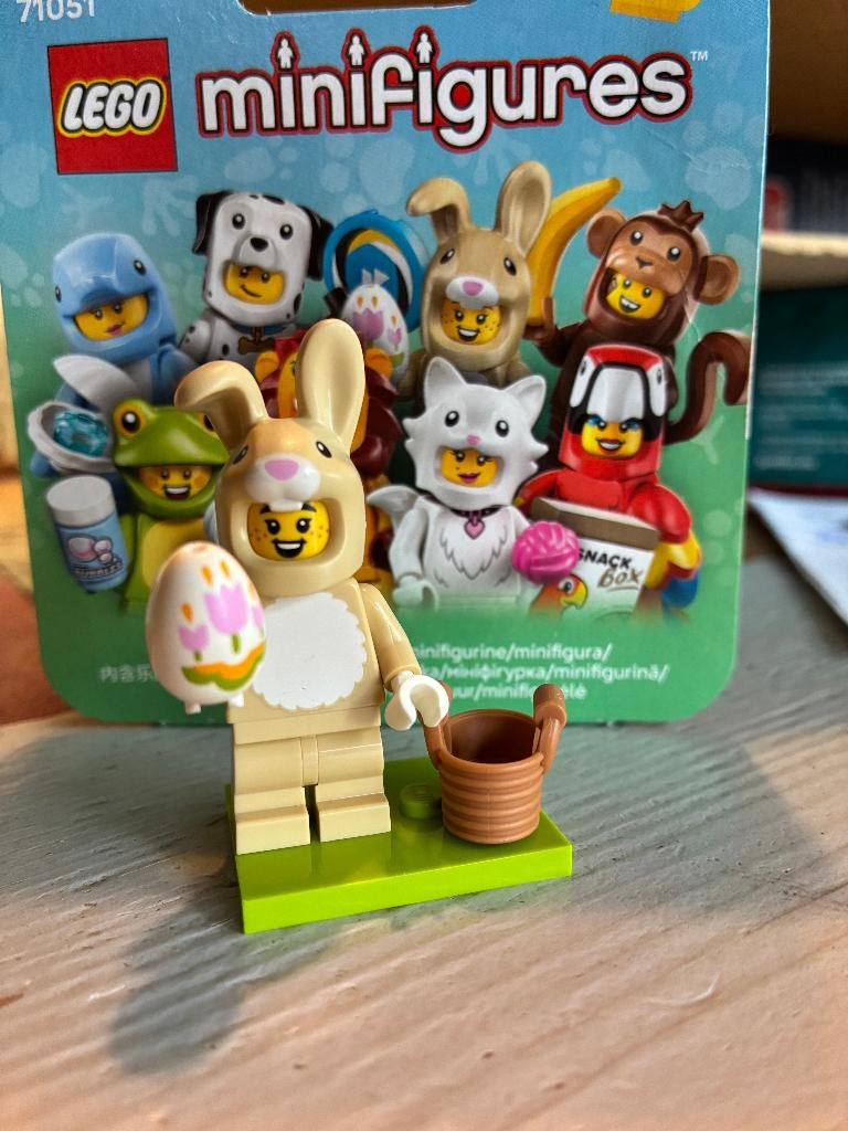Lego konijn minifig serie 28 (71051), Ophalen of Verzenden, Zo goed als nieuw, Complete set, Lego