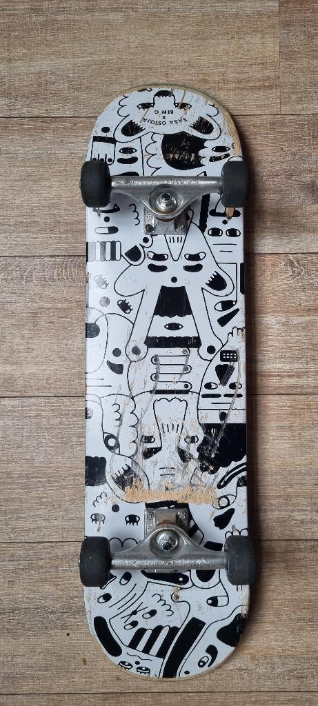 Skateboard Ben G. X Sasa Ostoja, Sport en Fitness, Skateboarden, Ophalen, Gebruikt, Skateboard