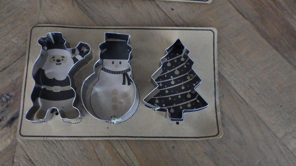 mooie retro bakvormen voor kerst, Ophalen of Verzenden, Gebruikt